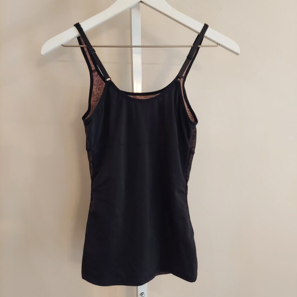 Sofia Sofia Vergara Shapewear‎ Tank Top Medium Black Cheetah - Picture 4 of 8